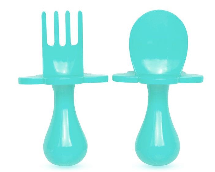 Grabease Fork&Spoon Set Teal