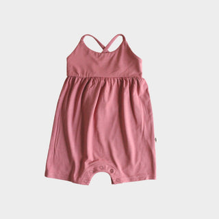 Babysprouts Tie-Back Romper in Dusty Rose, Babysprouts, Baby Sprouts, baby sprouts tie back romper, Babysprouts, Babysprouts Dusty Rose, Babysprouts Romper, Babysprouts Tie Back Romper, Dusty