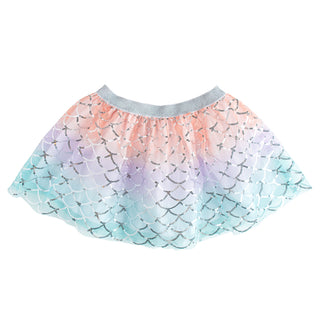 Mermaid Ombre w/Silver Tutu, Sweet Wink, JAN23, Mermaid, Mermaid Ombre, Mermaid Tutu, Mermaids, Sweet Wink, Sweet Wink Mermaid Ombre, Sweet-Wink-Tutu, Tutu, Tutu - Basically Bows & Bowties