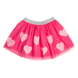 Pink Sequin Hearts Tutu, Sweet Wink, cf-size-0-12m-small, cf-type-tutu, cf-vendor-sweet-wink, Heart Tutu, JAN23, Pink Hearts Tutu, Sequin Heart Tutu, Sweet Wink, Sweet Wink Valentines Day, Sw