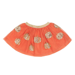 Gold Sequin Pumpkin Tutu, Basically Bows & Bowties, ,  - Basically Bows & Bowties