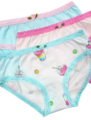 Esme Sherbert Smoothie 3pc Panty Set, Esme, cf-size-medium-6-6x, cf-size-preteen-14-16, cf-type-girls-underwear, cf-vendor-esme, Els PW 8598, esme, Esme Panty Pack, esme Panty Set, girls unde