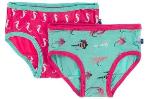 Kickee Pants Lotus Berries Print Girl's Underwear