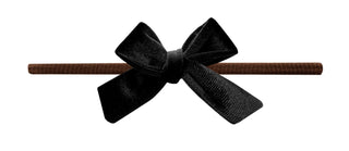 Baby Bling Black / Brown Velvet Bow Skinny Headband, Baby Bling, Baby Baby Bling Headbands, Baby Bling, Baby Bling Black, Baby Bling Black / Brown Velvet Bow Skinny Headband, Baby Bling Black