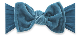 Baby Bling Slate Blue Velvet Knot Headband, Baby Bling, Baby bling, Baby Bling Bows, Baby Bling Fall 2019 Release, Baby Bling Slate Blue, Baby Bling Slate Blue Velvet Knot Headband, Baby Blin