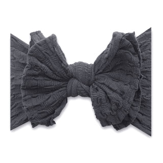 Baby Bling Charcoal Waffle FAB Headband, Baby Bling, Baby Bling, Baby Bling Bows, Baby Bling Charcoal, Baby Bling Charcoal Waffle FAB Headband, Baby bling FAB, Baby Bling FAB-BOW-LOUS, Baby B