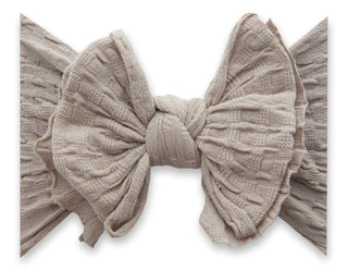 Baby Bling Taupe Waffle FAB Headband, Baby Bling, Baby Bling, Baby Bling Bows, Baby bling FAB, Baby Bling FAB-BOW-LOUS, Baby Bling Fall 2020, Baby Bling Fall 2020 Collection, Baby Bling Fall 