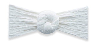 Baby Bling Ivory Waffle Bun Headband, Baby Bling, Baby bling, Baby Bling Bows, Baby Bling Fall 2019 Release, Baby Bling Ivory, Baby Bling Ivory Waffle Bun Headband, Baby Bling Waffle Bun Head