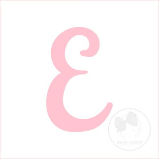 King White w/Light Pink Monogram Hair Bow on Clippie, Wee Ones, Alligator Clip, Alligator Clip Hair Bow, cf-type-hair-bow, cf-vendor-wee-ones, Clippie, Grosgrain, Hair Bow, Initial, Initial H