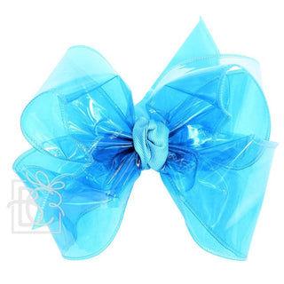 Huge Waterproof Double Knot Hair Bow on Clippie, Beyond Creations, Alligator Clip Hair Bow, Beyond Creations, Bow, cf-size-apple-green, cf-size-aqua, cf-size-aquamarine, cf-size-black, cf-siz