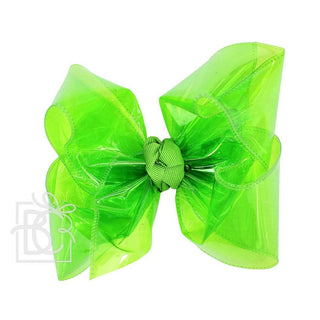 Huge Waterproof Double Knot Hair Bow on Clippie, Beyond Creations, Alligator Clip Hair Bow, Beyond Creations, Bow, cf-size-apple-green, cf-size-aqua, cf-size-aquamarine, cf-size-black, cf-siz