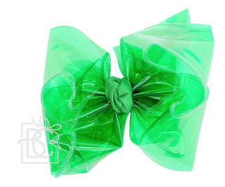 Huge Waterproof Double Knot Hair Bow on Clippie, Beyond Creations, Alligator Clip Hair Bow, Beyond Creations, Bow, cf-size-apple-green, cf-size-aqua, cf-size-aquamarine, cf-size-black, cf-siz