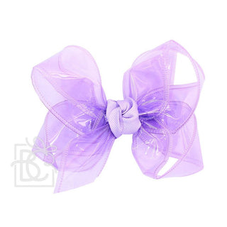 Large Waterproof Double Knot Hair Bow on Clippie, Beyond Creations, Alligator Clip Hair Bow, Beyond Creations, Bow, cf-size-apple-green, cf-size-aqua, cf-size-aquamarine, cf-size-black, cf-si