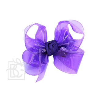 Large Waterproof Double Knot Hair Bow on Clippie, Beyond Creations, Alligator Clip Hair Bow, Beyond Creations, Bow, cf-size-apple-green, cf-size-aqua, cf-size-aquamarine, cf-size-black, cf-si