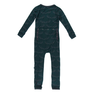 KicKee Pants Pine Deer Rack Coverall with Zipper, KicKee Pants, Coverall, Coverall with Zipper, Coveralls, Fitted Coverall, KciKee Coverall, KicKee, KicKee Coverall, KicKee Pants, KicKee Pant