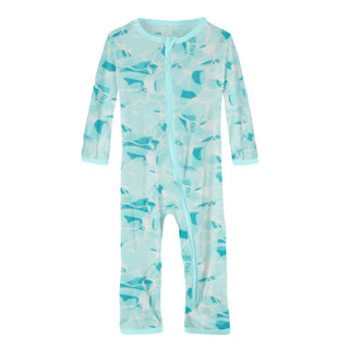 KicKee Pants Water Coverall with Zipper, KicKee Pants, cf-size-18-24-months, cf-size-2t, cf-type-coverall, cf-vendor-kickee-pants, CM22, Coverall, Coverall with Zipper, Coveralls, Fitted Cove