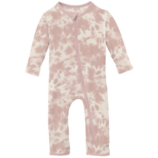 KicKee Pants Baby Rose Tie Dye Coverall with Zipper, KicKee Pants, Aloe Elephants, Baby Rose Tie Dye, cf-size-12-18-months, cf-size-18-24-months, cf-type-coverall, cf-vendor-kickee-pants, Cov