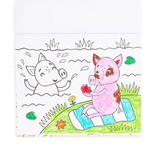 Ooly Color-in' Book: Little Farm Friends, Ooly, Art Supplies, Arts, Arts & Crafts, Arts and Crafts, Coloring Book, Farm, Ooly, Ooly Color-in' Book: Little Farm Friends, Stocking Stuffer, Stoc