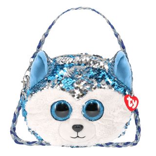 Ty Slush the Husky Reversible Sequin Purse, Ty Inc, cf-type-handbags, cf-vendor-ty-inc, Handbag, Husky, Purse, Reversible Sequin Purse, Slush the Husky, Ty, Ty Handbag, Ty Inc, Ty Purse, Ty R