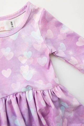 Mila & Rose Love Story Twirl Bodysuit, Mila & Rose, cf-size-12-18-months, cf-size-18-24-months, cf-size-3-6-months, cf-size-6-12-months, cf-type-dress, cf-vendor-mila-&-rose, Love Story, Mila