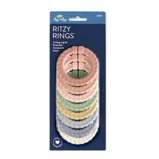 Itzy Ritzy Ritzy Rings Linking Ring Set - Pastel, Itzy Ritzy, cf-type-teether, cf-vendor-itzy-ritzy, Itzy Ritzy, Itzy Ritzy Linking Ring Set, Itzy Ritzy Teether, Teether, Teether - Basically 