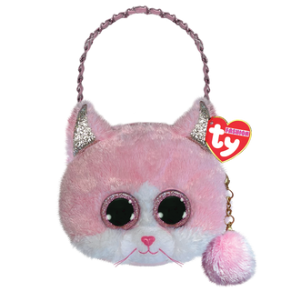 Ty Fiona the Cat Mini Purse, Ty Inc, Cat Purse, Fiona the Cat, handbag, Little Girl Handbag, Purse, Ty, Ty Fiona the Cat Mini Purse, Ty Handbag, Ty Purse, Handbag - Basically Bows & Bowties