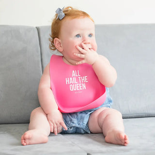 Bella Tunno All Hail The Queen Wonder Bib, Bella Tunno, All Hail The Queen, Baby Girl Baby Shower Gift, Baby Shower, Baby Shower Gift, Baby shower Girft, Baby Shower Girl, Bella Tunno, Bella 