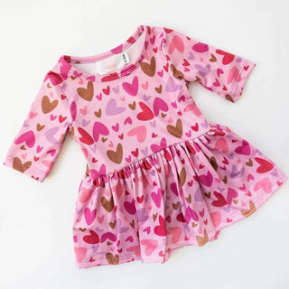 Mila & Rose Melt My Heart Twirl Bodysuit, Mila & Rose, cf-size-0-3-months, cf-size-12-18-months, cf-size-18-24-months, cf-type-dress, cf-vendor-mila-&-rose, Melt My Heart, Melt My Heart Twirl