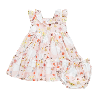 Pink Chicken Baby Girls Judith Dress Set - Rabbit Garden, Pink Chicken, bubble romper, cf-size-12-18-months, cf-type-dress, cf-vendor-pink-chicken, Easter, Easter / Spring Dresses, Easter Dre