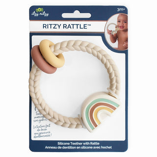 Itzy Ritzy Rattle Teether - Neutral Rainbow, Itzy Ritzy, Itzy Ritcy Teether Rattle, Itzy Ritzy, Itzy Ritzy Neutral Rainbow, Itzy Ritzy Rainbow, Itzy Ritzy Rainbow Rattle Teether, Itzy Ritzy R