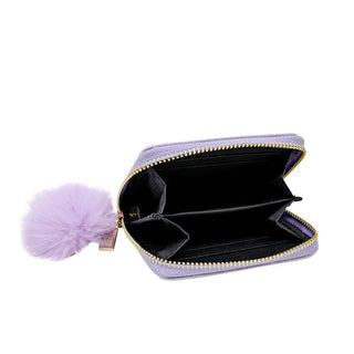 Zomi Gems Shiny Heart Wallet - Purple, Zomi Gems, Girl gifts, Heart Wallet, Hearts, Purple, Tiny Treats, Valentine, Valentine's Day, Valentines, Zomi Gems, Zomi Gems Shiny Heart Wallet, Zomi 