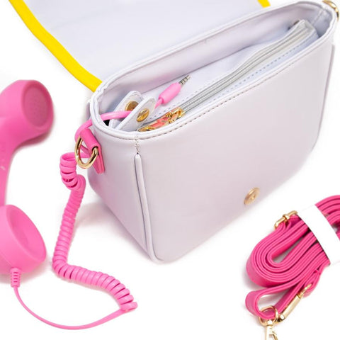 Ring Ring Phone Convertible Handbag - Cotton Candy Mint Green