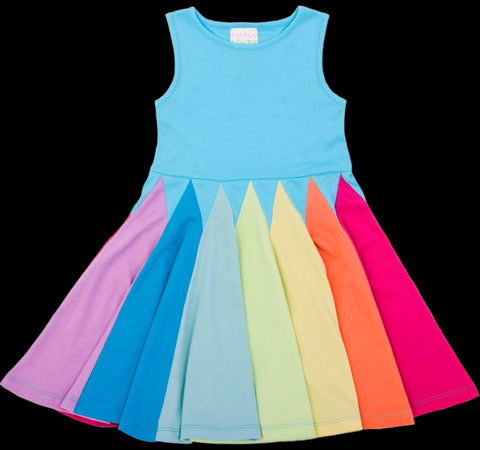 Lemon loves lime 2025 rainbow twirl dress