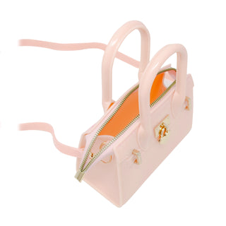 Zomi Gems Jelly Heart Locket Satchel Bag - Pink, Zomi Gems, Handbag, Pink, Purse, Tiny Treats, Zomi Gems, Zomi Gems Handbag, Zomi Gems Jelly Heart Locket Satchel Bag, Zomi Gems Purse, Handbag