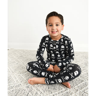 Gigi and Max Skelly 2pc Pajama Set, Gigi and Max, 2pc Pajama Set, Bamboo Pajama, cf-size-4-5t, cf-type-pajama-set, cf-vendor-gigi-and-max, CM22, Gigi & Max, Gigi & Max Halloween, Gigi and Max