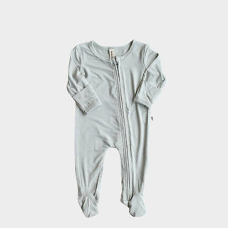 Babysprouts Footie Romper with Zipper in Sage, Babysprouts, Baby Sprouts, Babysprouts, Babysprouts Footie, Babysprouts Footie Romper with Zipper, Bamboo, Bamboo Footie, cf-size-18-24-months, 