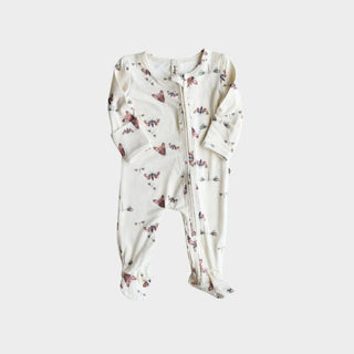 Babysprouts Footie Romper with Zipper in Butterflies, Babysprouts, Baby Sprouts, Babysprouts, Babysprouts Footie, Babysprouts Footie Romper with Zipper, Bamboo, Bamboo Footie, Butterfies, But