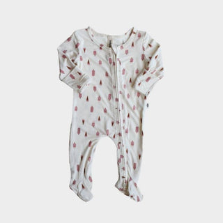 Babysprouts Footie Romper with Zipper in Summer Treats, Babysprouts, Baby Sprouts, Babysprouts, Babysprouts Footie, Babysprouts Footie Romper with Zipper, Bamboo, Bamboo Footie, cf-size-0-3-m