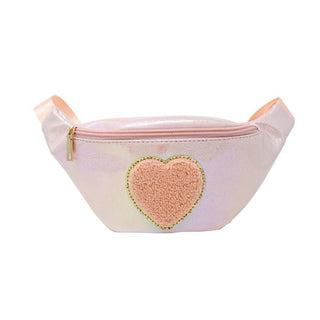 Zomi Gems Shiny Heart Patch Sling Bag - Pink, Zomi Gems, Handbag, Purse, Tiny Treats, Zomi Gems, Zomi Gems Handbag, Zomi Gems Purse, Zomi Gems Shiny Heart Patch Sling Bag - Pink, Handbags - B