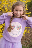 Sparkle by Stoopher Smiley Sweatshirt, Sparkle by Stoopher, Els PW 5060, Heart, Sequin Heart, Smiley Face Sweatshirt, Sparkle by Stoopher, Sparkle by Stoopher Smiley Face, Sparkle by Stoopher