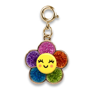 Charm It! Gold Glitter Happy Flower Charm, Charm It!, Charm Bracelet, Charm It Charms, Charm It!, Charm It! Gold Glitter Happy Flower Charm, Charms, Happy Flower, High Intencity, Charms & Pen