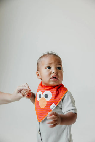 Copper Pearl Sesame Street Elmo Bandana Bib Set, Copper Pearl, Baby Shower, Baby Shower Gift, Bandana Bib Set, Bandana Bibs, Bandanna Bibs, cf-type-bib-set, cf-vendor-copper-pearl, Copper Pea