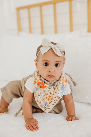 Copper Pearl Eden Bandana Bib Set, Copper Pearl, Baby Shower, Baby Shower Gift, Bandana Bib Set, Bandana Bibs, Bandanna Bibs, Bee, Bumble Bee, cf-type-bib-set, cf-vendor-copper-pearl, Copper 