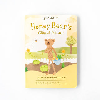 Slumberkins Honey Bee Mini & Honey Bear Book Bundle - Gratitude, Slumberkins, Bee, cf-type-toys, cf-vendor-slumberkins, Plush Toy, Slumberkins, Slumberkins Bee, Stuffed Animal, Toy, Toys - Ba