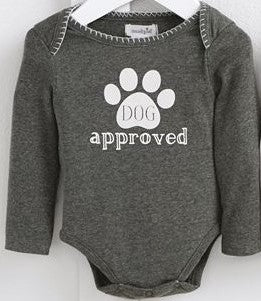 Pet Onesie/Crawler, Mud Pie, Baby Gift, Dog Approved Onesie, Dog Onesie, Every Dog Needs a Baby Onesie, Gender Neutral, Gender Neutral Baby Gift, JAN23, Mud Pie, Mud Pie Crawler, Mud Pie Ones