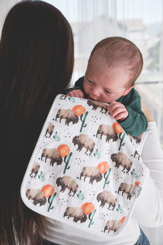 Copper Pearl Bison Premium Burp Cloth Set, Copper Pearl, Burp Cloth Set, Burp Cloths, Copper Pearl Bison, Copper Pearl Bison Premium Burp Cloth Set, Copper Pearl Burp Cloth Set, Burp Cloth - 