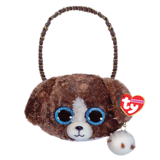 Ty Muddles the Dog Mini Purse, Ty Inc, cf-type-handbag, cf-vendor-ty-inc, Dog, handbag, Little Girl Handbag, Muddles the Dog, Purse, Ty, Ty Dog, Ty Handbag, Ty Purse, Handbag - Basically Bows