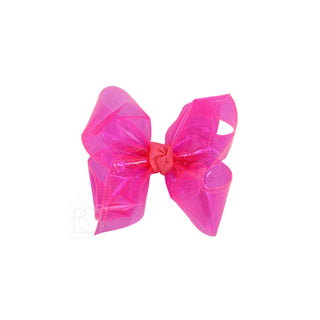 Medium Waterproof Double Knot Hair Bow on Clippie, Beyond Creations, Alligator Clip Hair Bow, Beyond Creations, Bow, cf-size-apple-green, cf-size-aquamarine, cf-size-black, cf-size-emerald, c