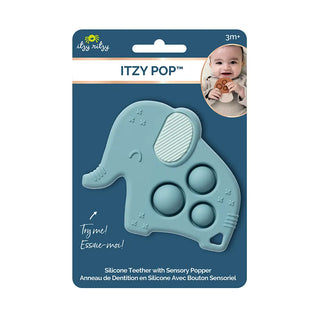 Itzy Ritzy Itzy Pop - Elephant, Itzy Ritzy, Elephant, Itzy Pop, Itzy Ritzy, Itzy Ritzy Itzy Pop, Itzy Ritzy Teether, Silicone Teether, Teether, Teether - Basically Bows & Bowties