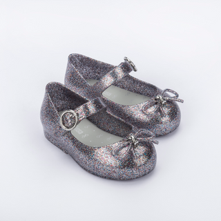 Mini Melissa Mini Sweet Love - Silver Glitter, Grendene, cf-size-12, cf-size-5, cf-size-6, cf-size-7, cf-size-8, cf-type-shoes, cf-vendor-grendene, Grendene, Grendene Mini Melissa, Grendene M